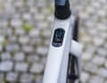There’s some minimalist information on the top tube. But there’s no navigation system.