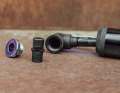 Thanks to the one-piece insert, the conversion between Presta and Schrader valves is somewhat easier