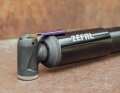 The hose and pump head snap easily into place on the handle sleeve during transport. This prevents rattling