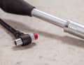 Although the valve head can be decoupled, the angled shape means that it does not fit all valve types