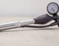 The metal handle sits comfortably in the hand
