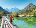 Postcard motif: Lake Jasna