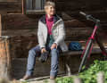Winter clothing: pleasure biker