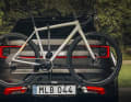 The patented telescopic arms are designed to allow maximum flexibility when attaching the bike.
