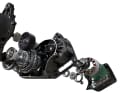 All drive components are encapsulated in a single unit for low maintenance and low wear.