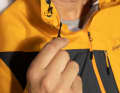 The hood of the Bergans jacket is multi-adjustable.