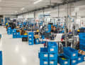 Ladies' department: Women assemble the small parts into headlights in piecework. The most complicated model takes around nine minutes.
