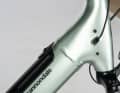 Flowing shapes: The Cannondale head tube and its transition to the centre tube are made from a single piece.