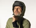 The hood of the Canyon jacket is large enough and stretchy enough to fit over the bike helmet.