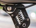 Parallelogram seatpost: Its spring stiffness did not match the different weights of the users.