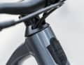 Windows: All shift cables and brake lines disappear from the headset bearing into the frame of the Diamant.