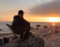 The reward for the strenuous days came in the evening with fantastic sunsets.