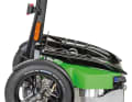 Folded, phase 1: As big as a trolley, it can even go on the bus.