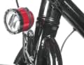 A forged cone on the fork crown provides a solid connection between the steerer tube and fork legs.