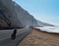 On the Cabrillo Highway towards Santa Cruz.