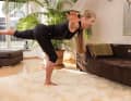 Standing balance with squat