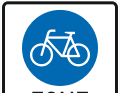 Cycling zone - cyclists have priority here
With the new traffic sign "bicycle zone" it is possible to set up larger areas according to the rules for bicycle lanes. Cyclists have priority here and motorists are obliged to drive behind them. Permitted speed for cars: maximum 30 km/h