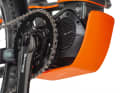 The underride guard on the Husqvarna CT4 protects against stone chips and damage caused by contact
