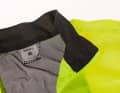 A thin fleece collar, as on the Craft Essence Light Wind Vest, noticeably improves comfort around the neck.
