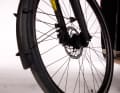 The Stevens rolls very comfortably on its thick tyres.