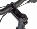 Relaxed and upright or sporty: the stem angle on the Bergamont can be adjusted using an eccentric sleeve.