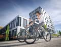 The 321 handlebars for city bikes in their natural habitat