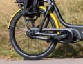 Important for transport bikes: the eContact Plus can carry loads of up to 128 kilos
