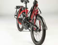 Tern NBD with folded down handlebar mast: This saves space during transport and storage.