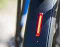 The rear light is elegantly integrated into the Curana mudguard.