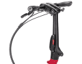 Stem and seat post can be adjusted to different body sizes