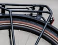 Luggage rack suitable for travel luggage on the Cube Touring One