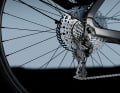 A Shimano 10-speed gearstick is also part of the equipment, as are ---