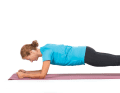 The plank: This exercise strengthens the entire body