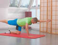 Balance exercise: the four-footed stance