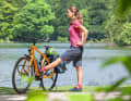 Stretching exercises for cyclists, rear thigh