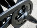 The chain glides on low-wear plastic in the fully enclosed chain guard of the Hebie Chainglider.