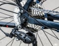 The Microshift derailleur works less precisely and crisply than a comparable Shimano or SRAM derailleur.