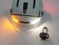 The new Giro smart helmet with indicator function and visor in the MYBIKE practical check