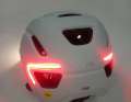 Large lights at the back and front increase visibility and safety.