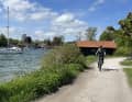 The 52 kilometres around Lake Starnberg were the first longer training session in April.