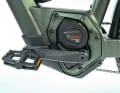 Vertical, compact installation position of the motor on the Canyon: stabilises the frame assembly.