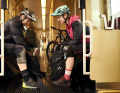 Bicycle transport by train - a good idea all round.