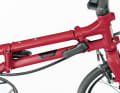 Patented TriFold frame construction with two folding joints in the main frame