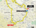 The route of stage 1 of the Tour de France 2025