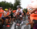 1, 2, 3 und los! Vom Start im Baskenland weg bestimmte das Duell der Favoriten Tadej Pogacar und Jonas Vingegaard die 110. Tour de France. 1. Etappe, 1. Juli 2023.