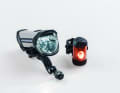 Busch & Müller Ixon Rock / Brixxi: Reliable indicators for the front light, easy operation; solid holder for round cross-sections; rear light shines for a long time, including brake light