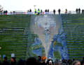 Cross art! The world champion (Tom Pidcock) in an unusual setting. Superprestige in Boom on 3 December 2022 