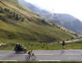 Jonas Vingegaard attaque au col du Tourmalet (2115m). Cela ressemble au Tour de France, mais c'est lors de la 13e étape du Tour d'Espagne. La Vuelta, 8 septembre 2023