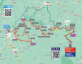 The 12th stage on the map
