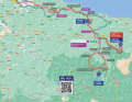 The 16th stage on the map